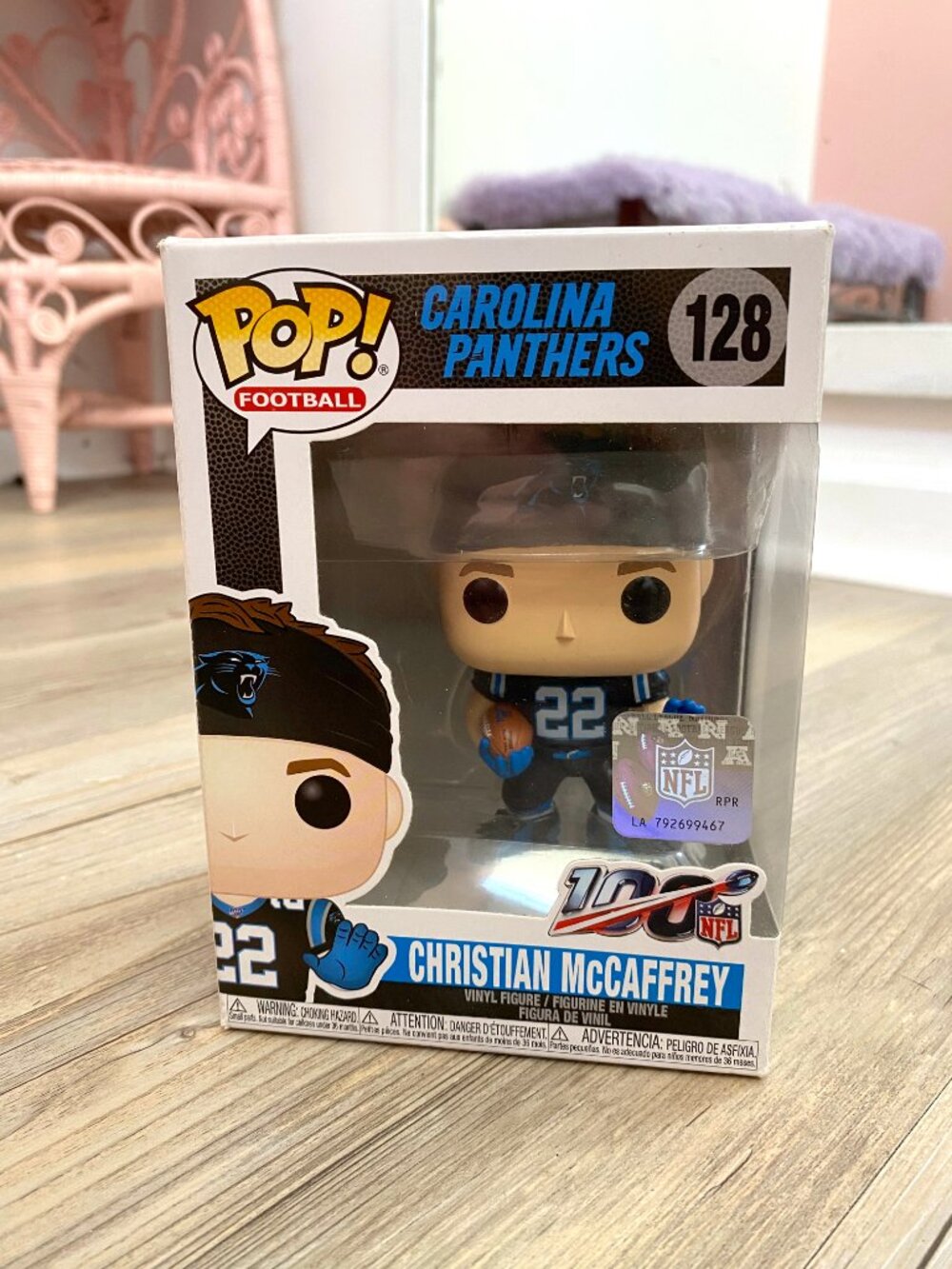 Carolina Panthers Christian McCaffrey Funko Pop Collectable Figurine